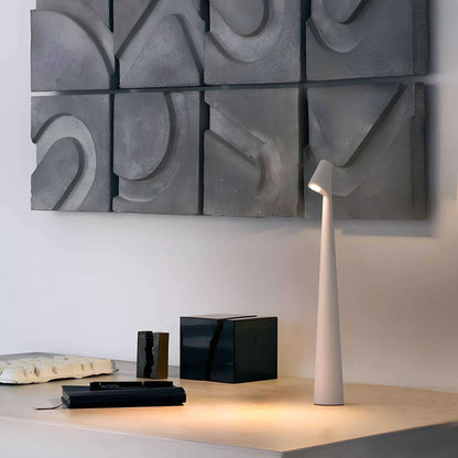 Rechargeable Aluminum Table Lamp with USB Port