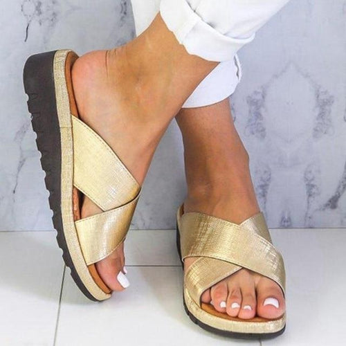 Womens Peep-Toe Wedge Sandals, Ankle Strap