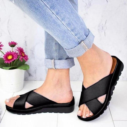 Womens Peep-Toe Wedge Sandals, Ankle Strap
