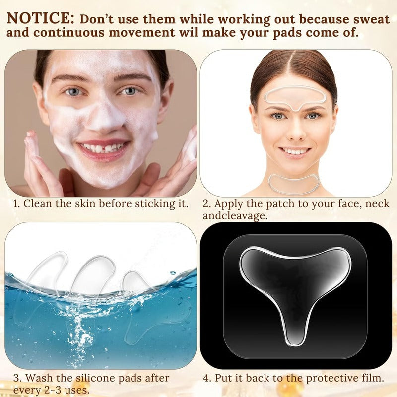 Reusable Silicone Chest Smoothing Patches