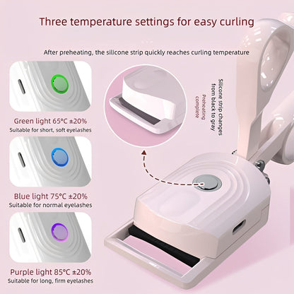 Battery Heated Eyelash Curler Wand