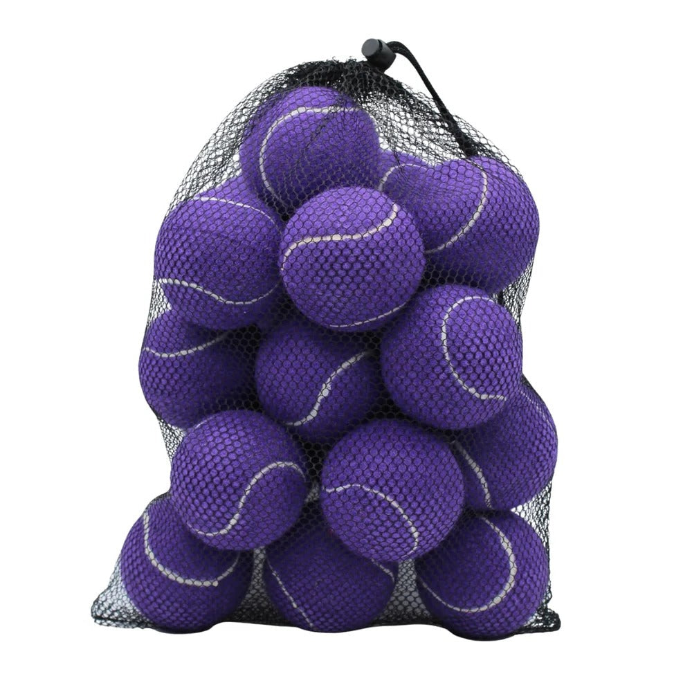 Practice Tennis Balls, Set of 20 with Bag
