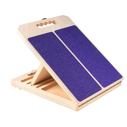 Adjustable Wooden Slant Board for Stretching