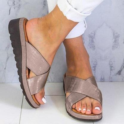 Womens Peep-Toe Wedge Sandals, Ankle Strap
