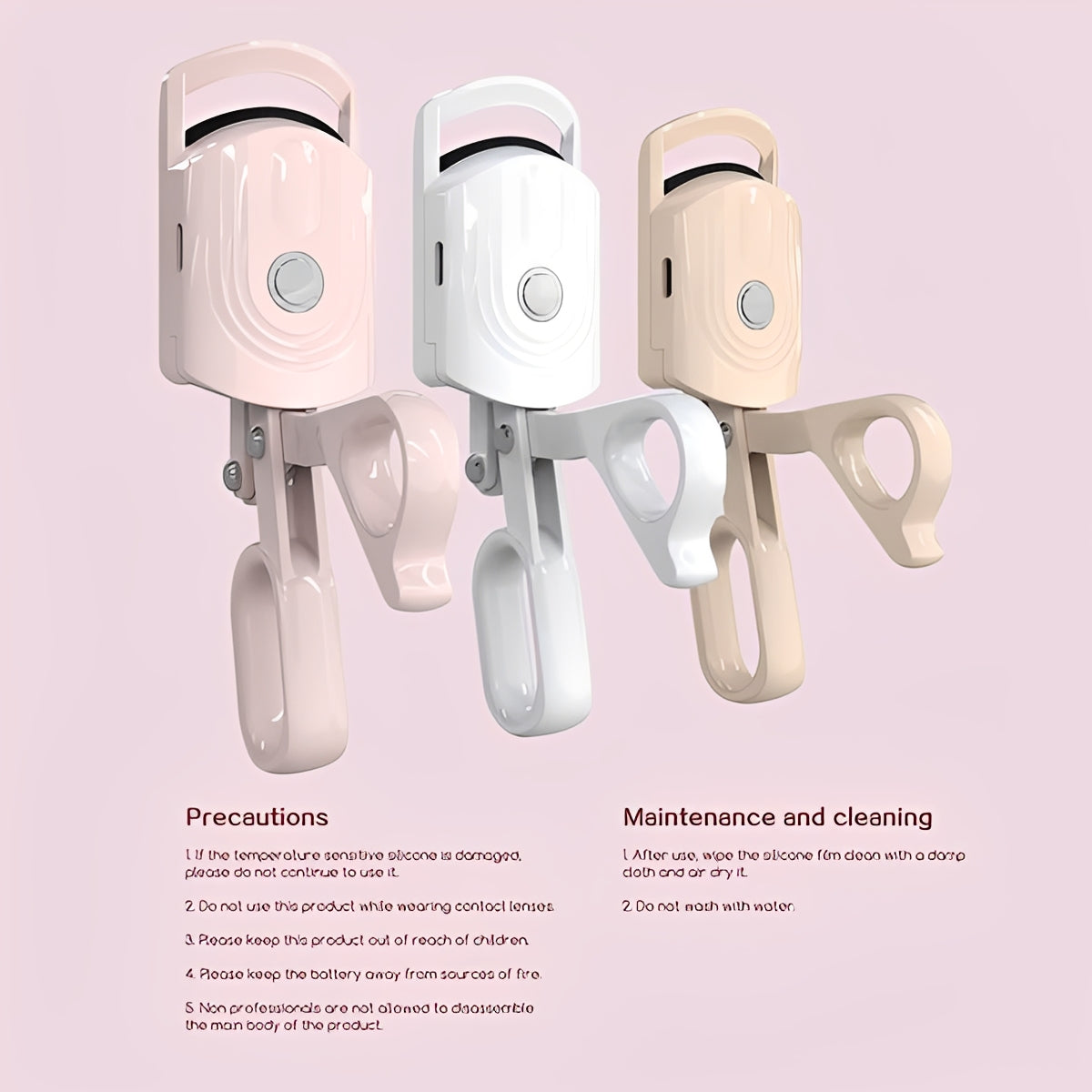 Battery Heated Eyelash Curler Wand