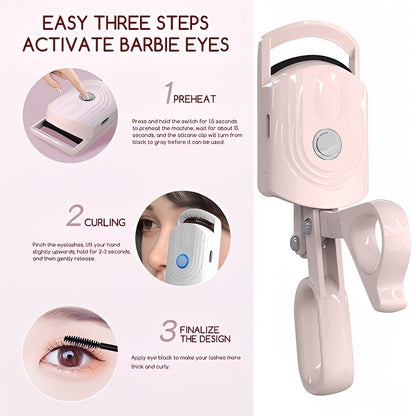 Battery Heated Eyelash Curler Wand
