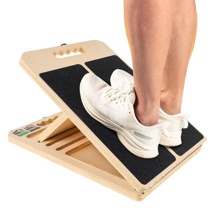 Adjustable Wooden Slant Board for Stretching