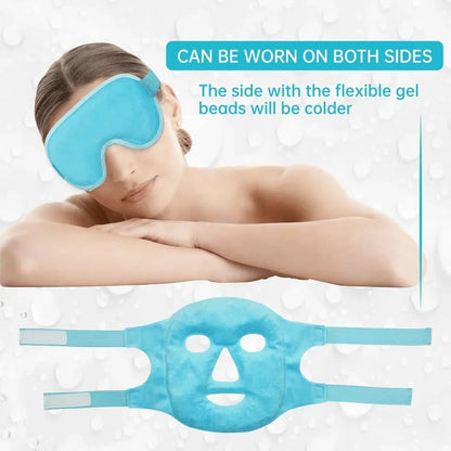Gel Bead Eye & Face Mask, Hot & Cold Therapy
