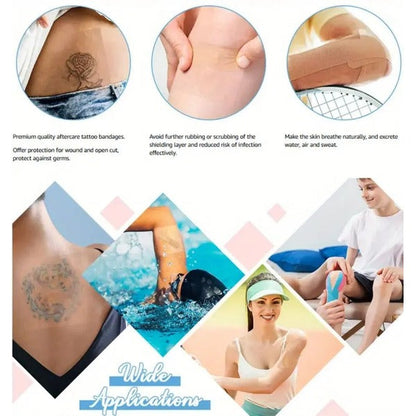 Clear Waterproof Tattoo Aftercare Bandage Film