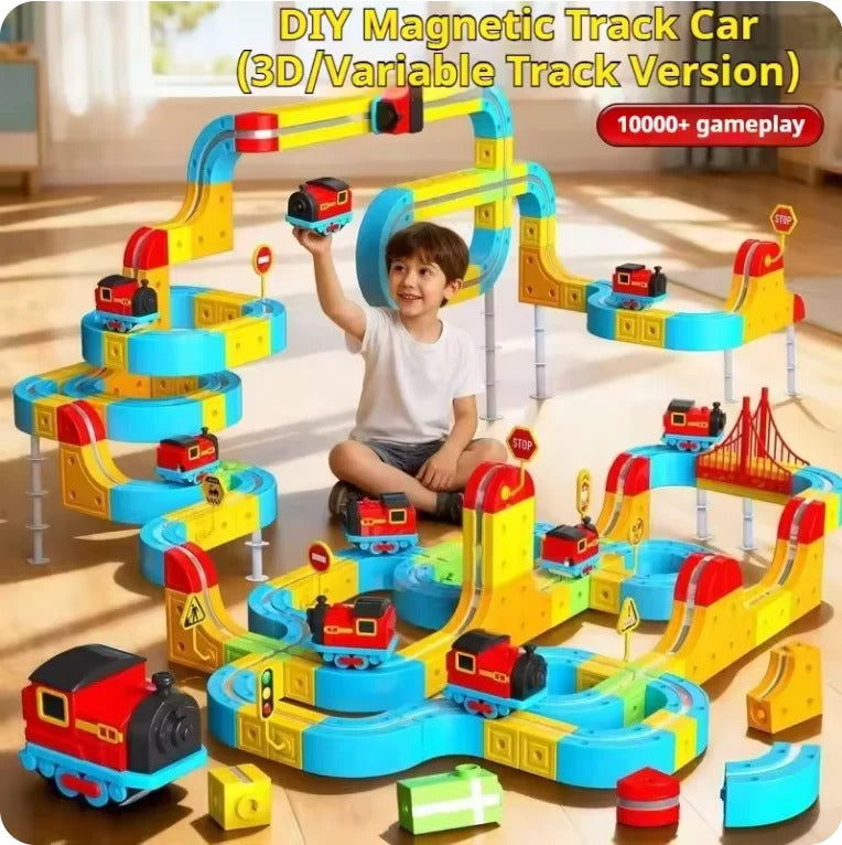 Magnetic Anti-Gravity Railway STEM Kit for Kids