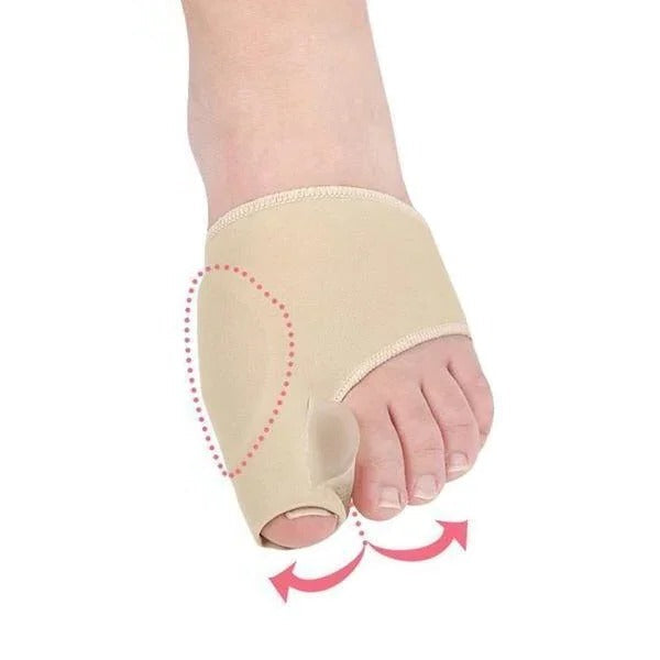 Fabric Forefoot Wrap with Big Toe Gel Sleeve