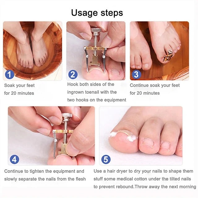 Stainless Steel Toenail Clip Tool, 2 Piece
