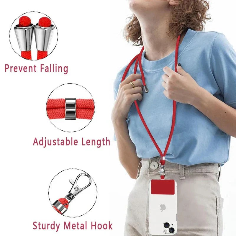 Adjustable Crossbody Neck Strap Phone Holder