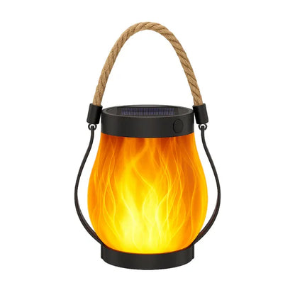 Solar Flame-Effect Lantern