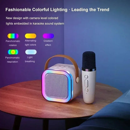Portable Bluetooth Karaoke Speaker with Mic