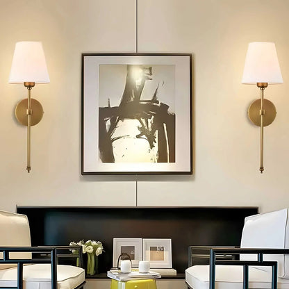 Wireless Wall Light Fixtures, Set of 2
