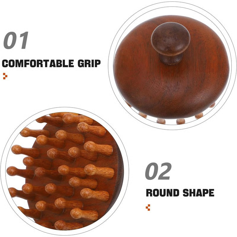 Aromatic Wood Detangling Comb for Hair and Body