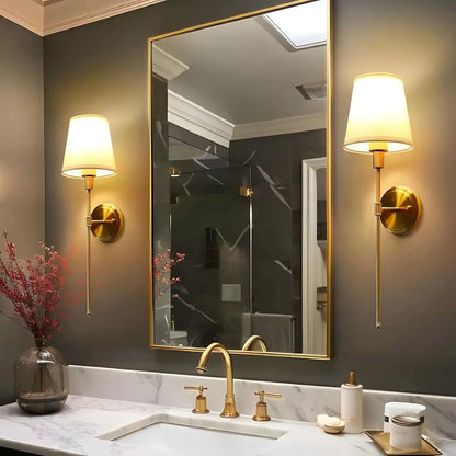 Wireless Wall Light Fixtures, Set of 2