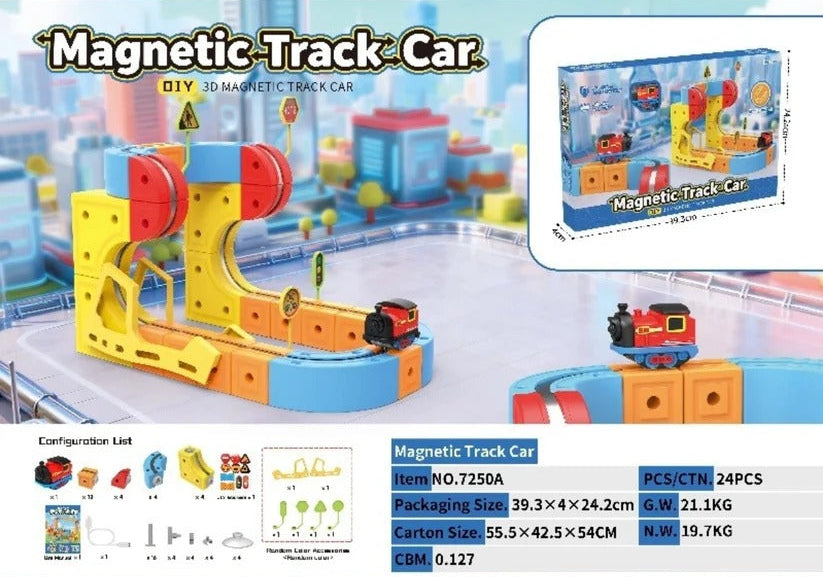 Magnetic Anti-Gravity Railway STEM Kit for Kids
