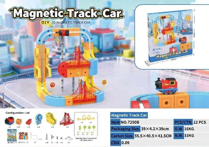 Magnetic Anti-Gravity Railway STEM Kit for Kids
