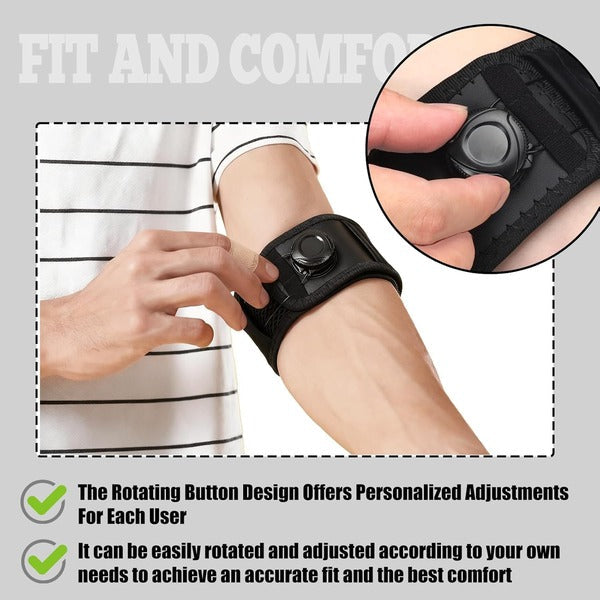 Adjustable Dial Compression Elbow Brace