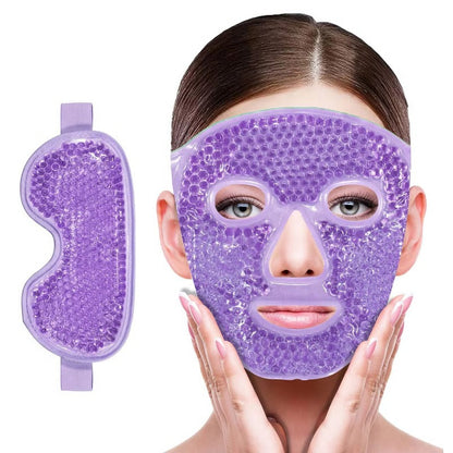 Gel Bead Eye & Face Mask, Hot & Cold Therapy