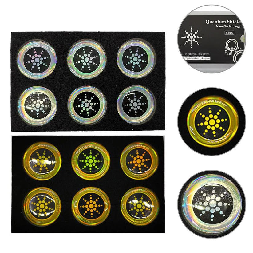 Phone & Router Shield Stickers, Set of 6