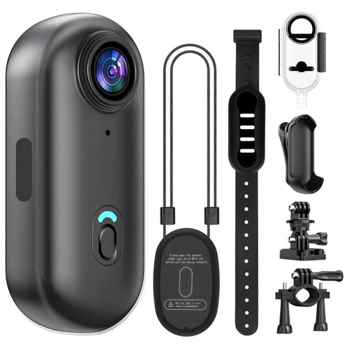 Waterproof 4K Thumb Camera, Wearable POV 128GB