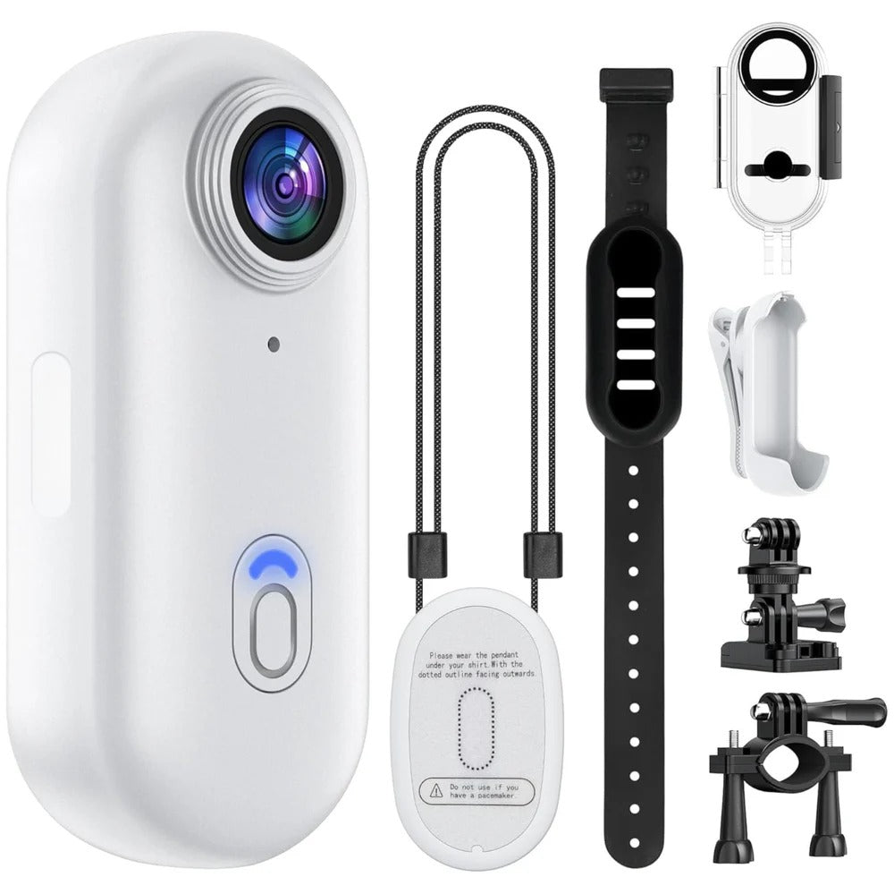 Waterproof 4K Thumb Camera, Wearable POV 128GB
