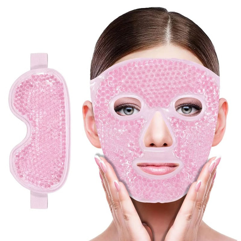 Gel Bead Eye & Face Mask, Hot & Cold Therapy