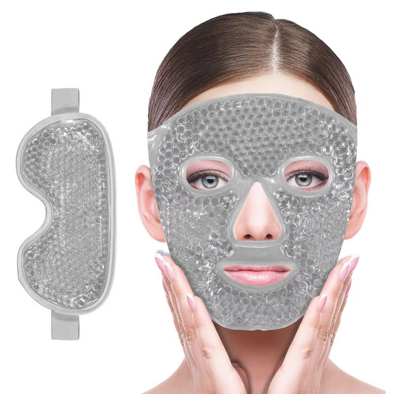 Gel Bead Eye & Face Mask, Hot & Cold Therapy