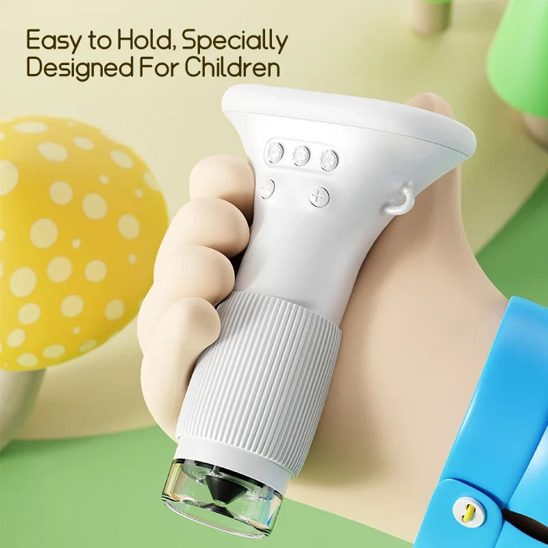 Kids Handheld Science Microscope, 1000X Zoom