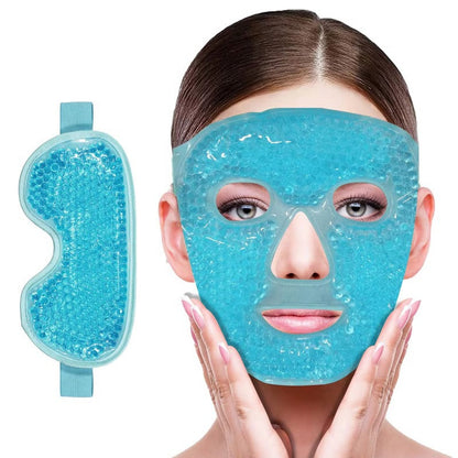 Gel Bead Eye & Face Mask, Hot & Cold Therapy
