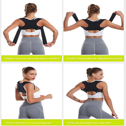 Adjustable Upper Back Posture Corrector Brace