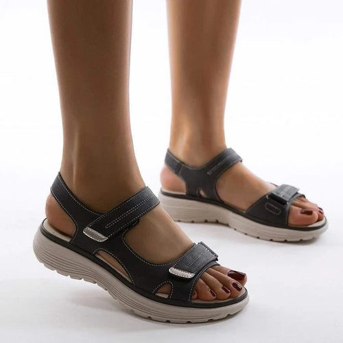 Womens Sport Sandals with Cushioned Wedge Sole