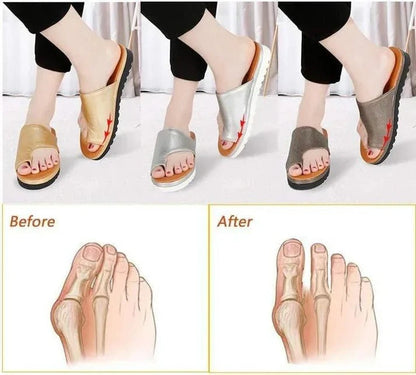 Suede Toe Loop Flat Sandals with Platform Sole