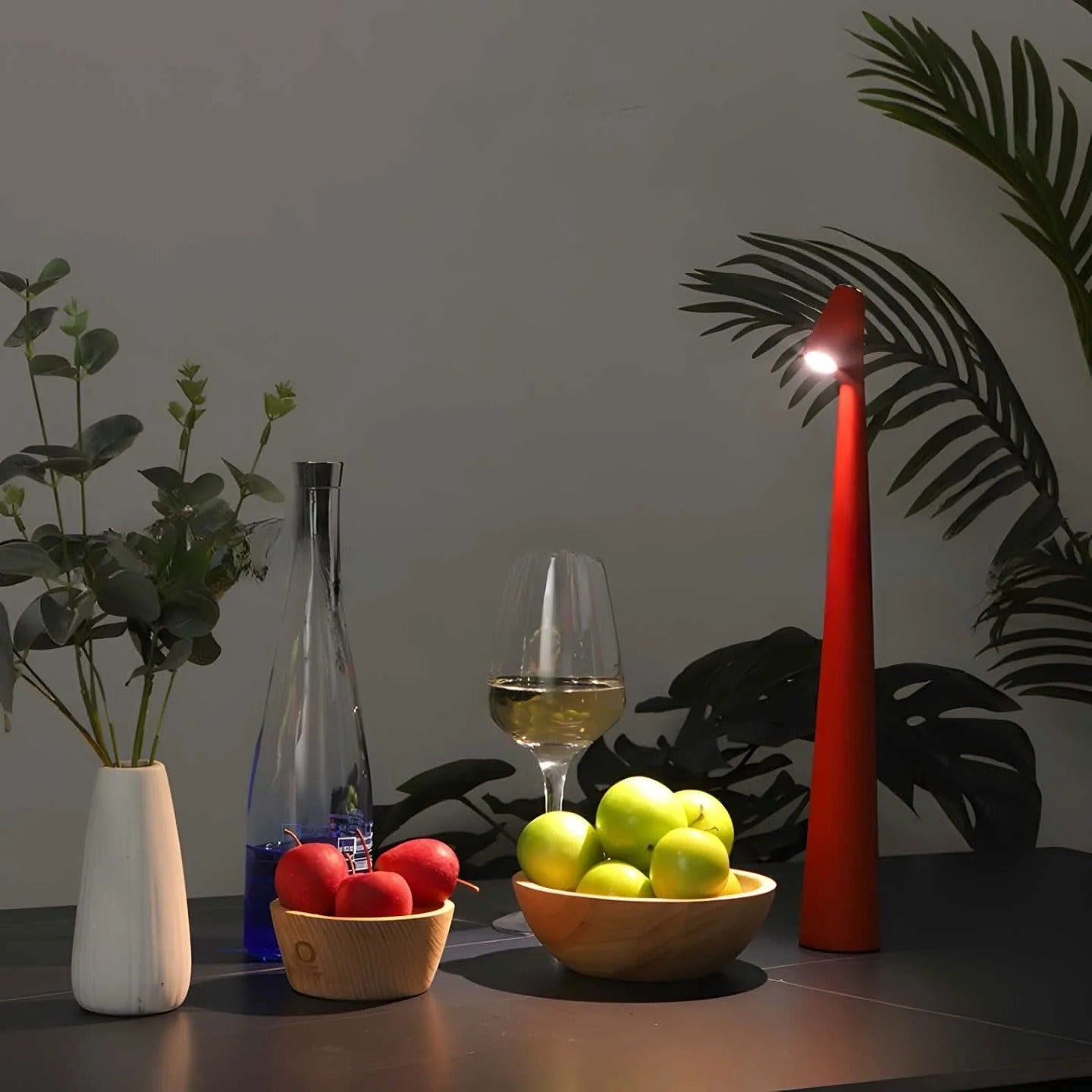 Rechargeable Aluminum Table Lamp with USB Port