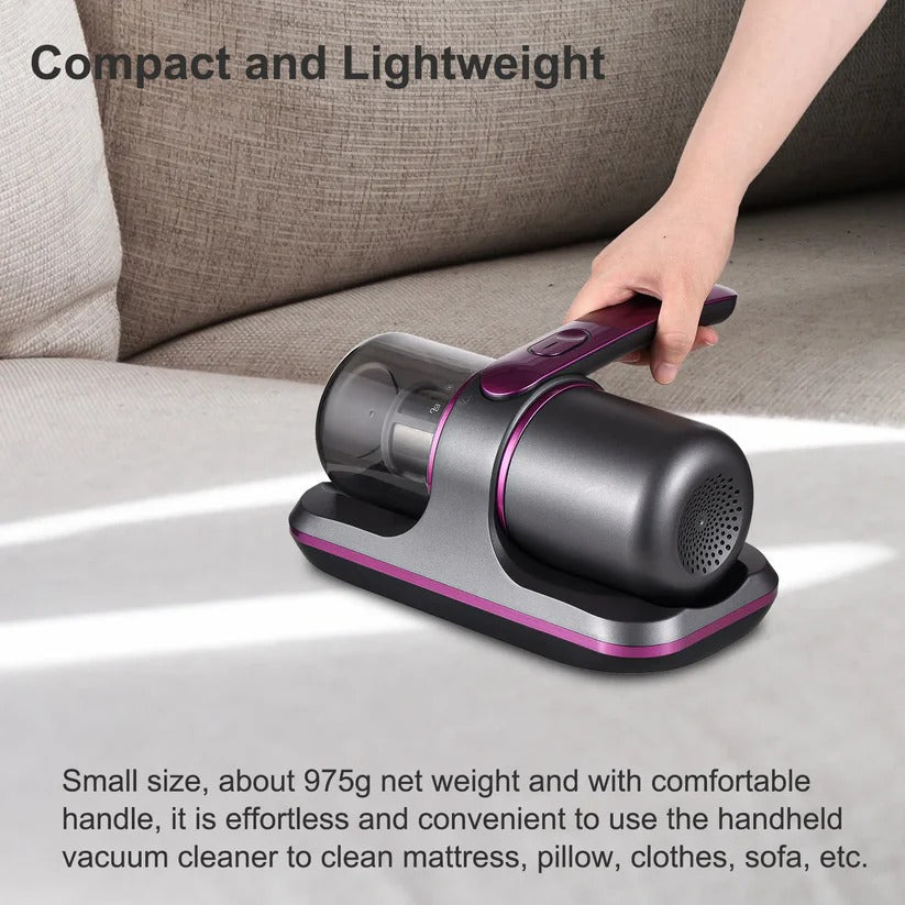 Handheld UV Bed Vacuum for Deep Mattress Cleaning