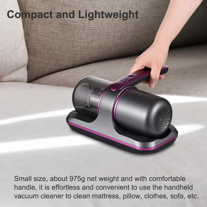 Handheld UV Bed Vacuum for Deep Mattress Cleaning
