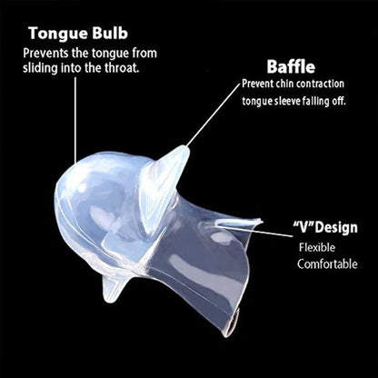 Mandibular Sleep Guard with Tongue Retaining Channel