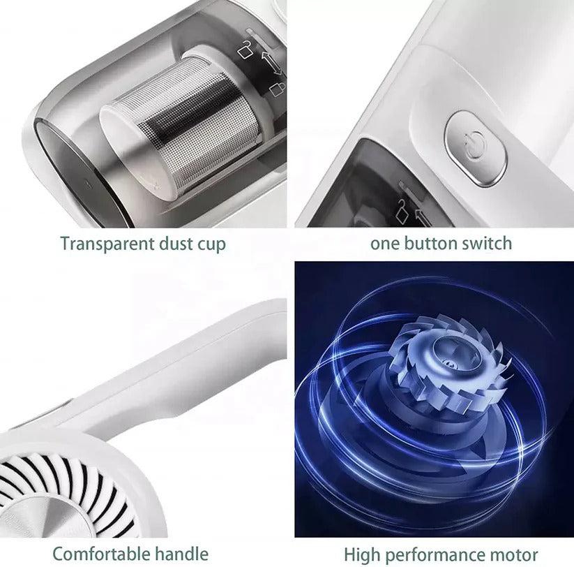 Cordless UV Mattress Vacuum with Mite Removal