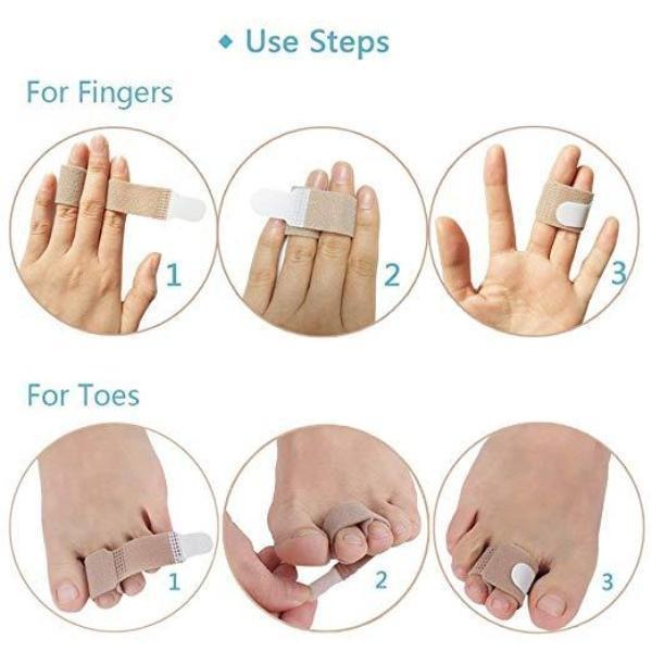 Silicone Hammer Toe Wrap with Dual-Loop Guard