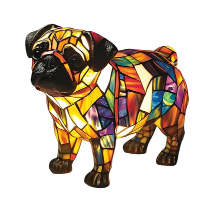 Stained Glass Art Deco Bedside Lamp