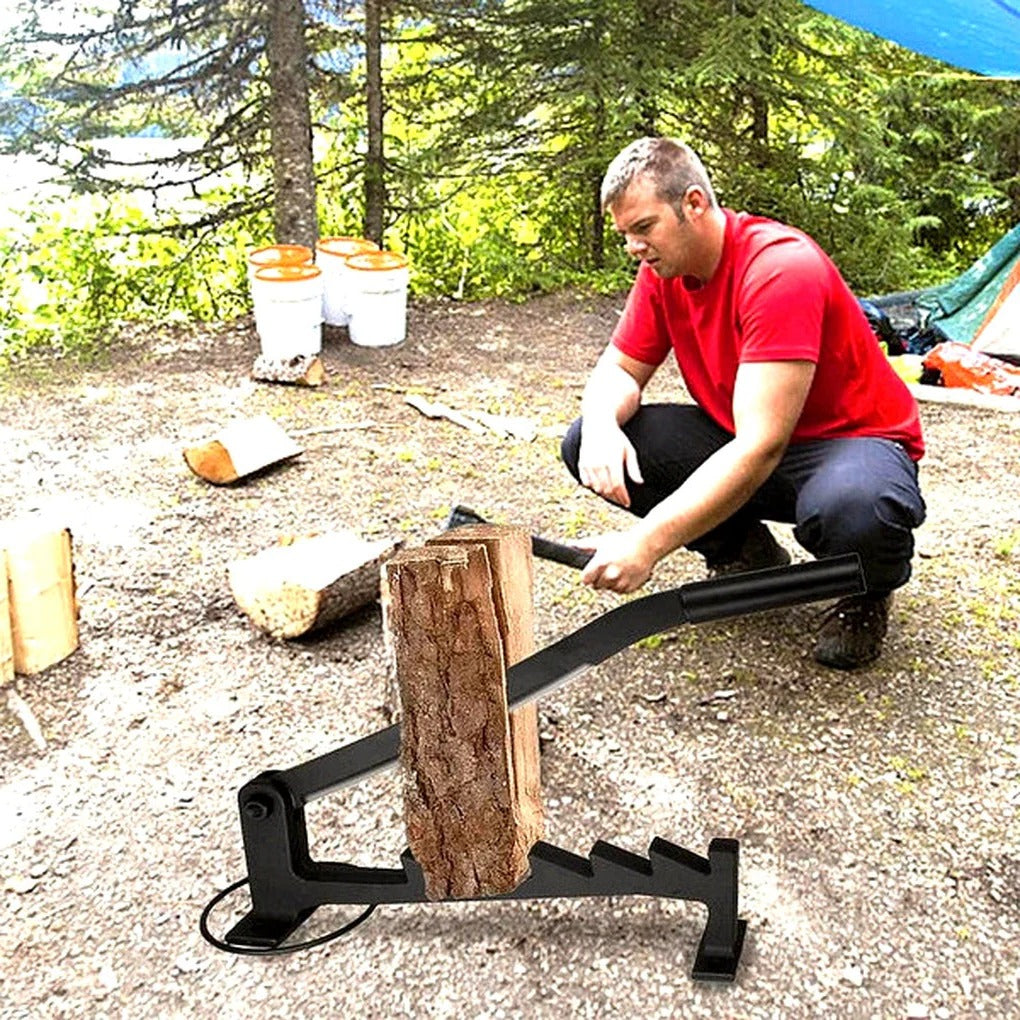 Wall Mounted Manual Firewood Log Splitter
