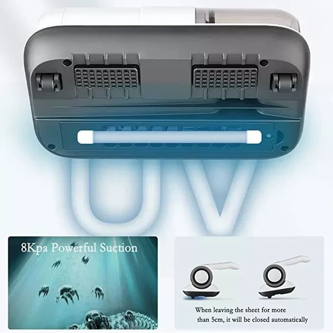 Cordless UV Mattress Vacuum with Mite Removal