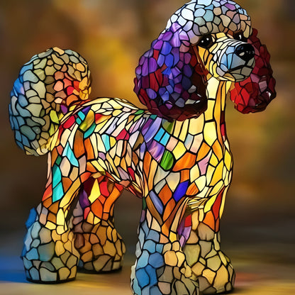 Stained Glass Art Deco Bedside Lamp