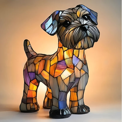 Stained Glass Art Deco Bedside Lamp