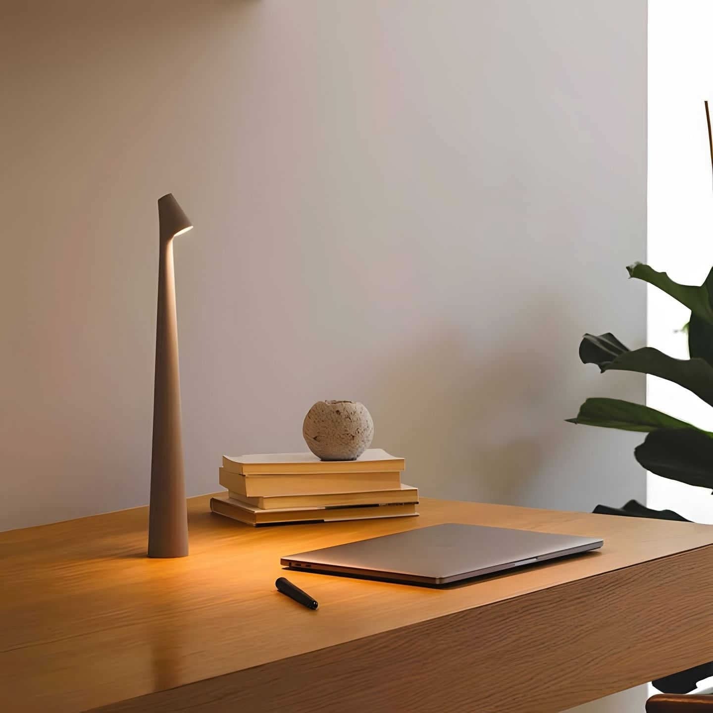 Rechargeable Aluminum Table Lamp with USB Port