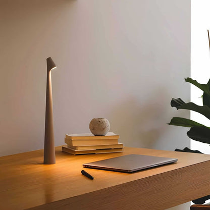 Rechargeable Aluminum Table Lamp with USB Port