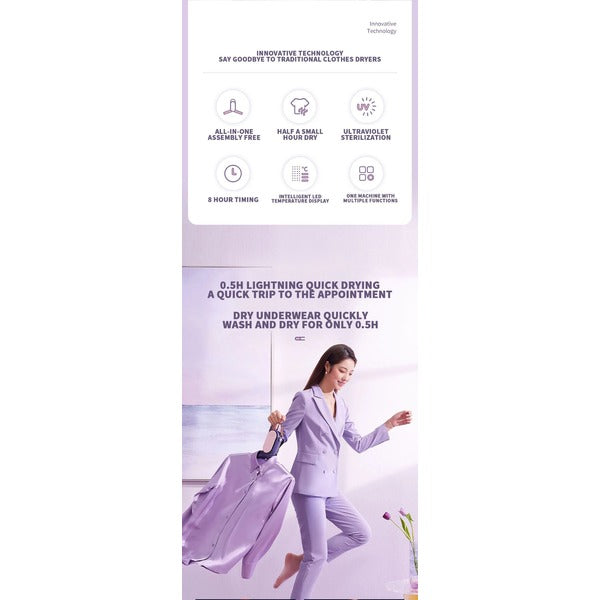 Foldable Electric Clothes Drying Rack